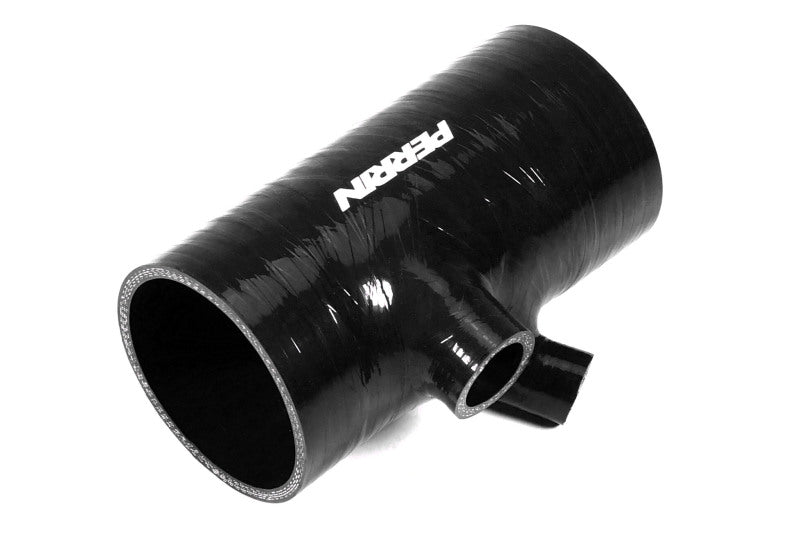 Perrin 2022+ Subaru WRX Black 3in Turbo Inlet Hose w/ Nozzle (Short)-thumbmail-10