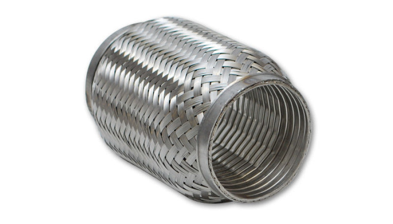 Vibrant SS Turbo FLEX Coupling with Interlock Liner 2.25in inlet/outlet x 4in long-thumbmail-2