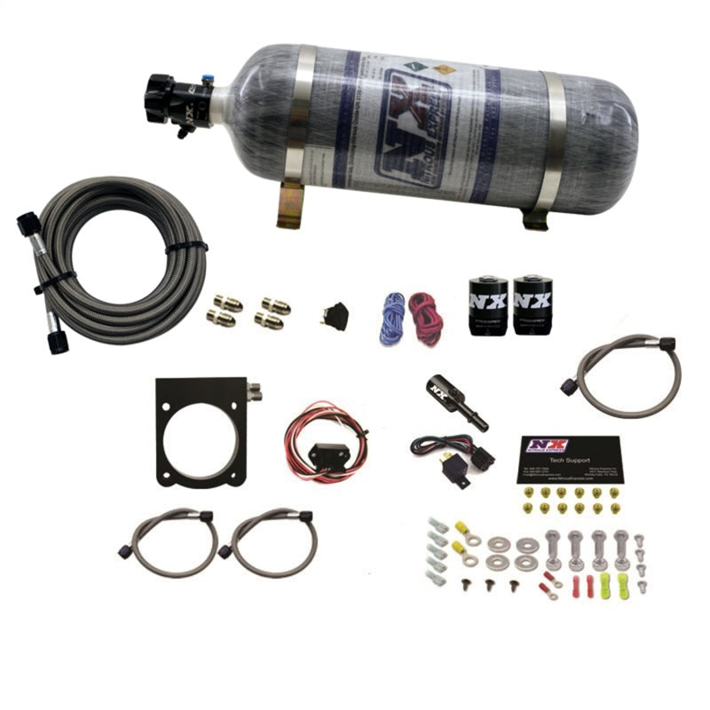 Nitrous Express Dodge 3.6L V6 Nitrous Plate Kit (50-200HP) w/12lb Bottle-thumbmail-2