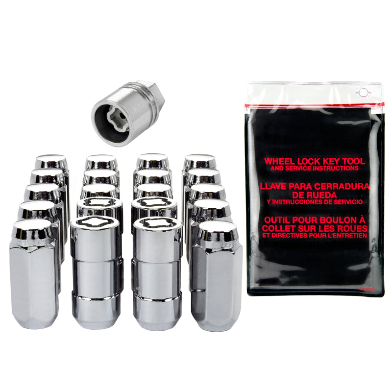 McGard 5 Lug Hex Install Kit w/Locks (Cone Seat Nut) 9/16-18 / 13/16 Hex / 1.75in. L - Chrome-thumbmail-8