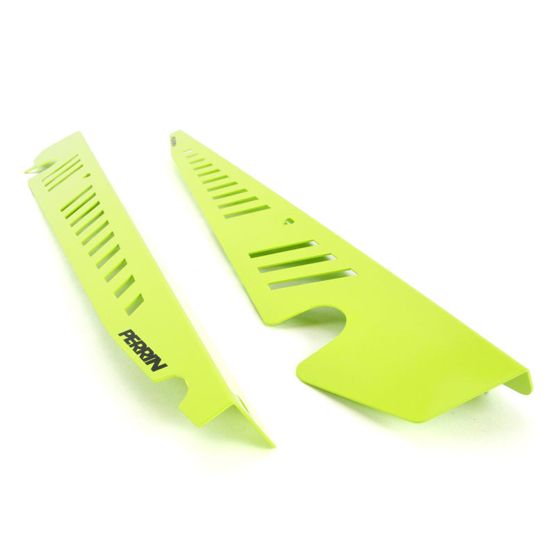 Perrin 2015+ Subaru WRX/STI Fender Shroud Set - Neon Yellow-thumbmail-2