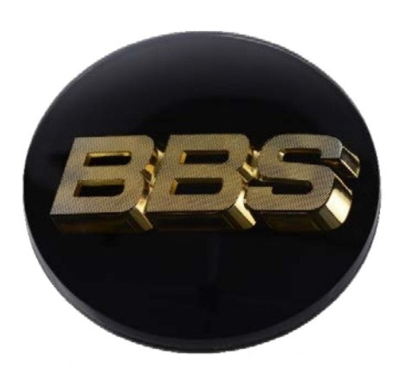 BBS Center Cap 70.6mm Black/Gold (4-tab) (56.24.120)-thumbmail-1
