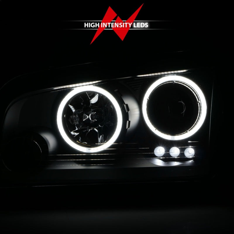 ANZO 2006-2010 Dodge Charger Projector Headlights w/ Halo Chrome (CCFL)-thumbmail-12