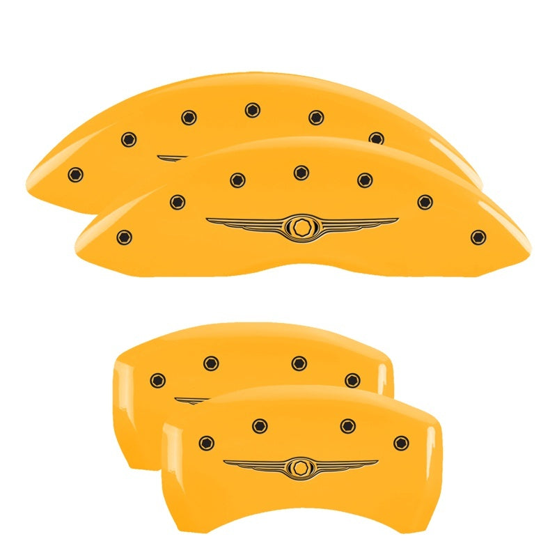 MGP 4 Caliper Covers Engraved Front & Rear MGP Yellow finish black ch-thumbmail-3