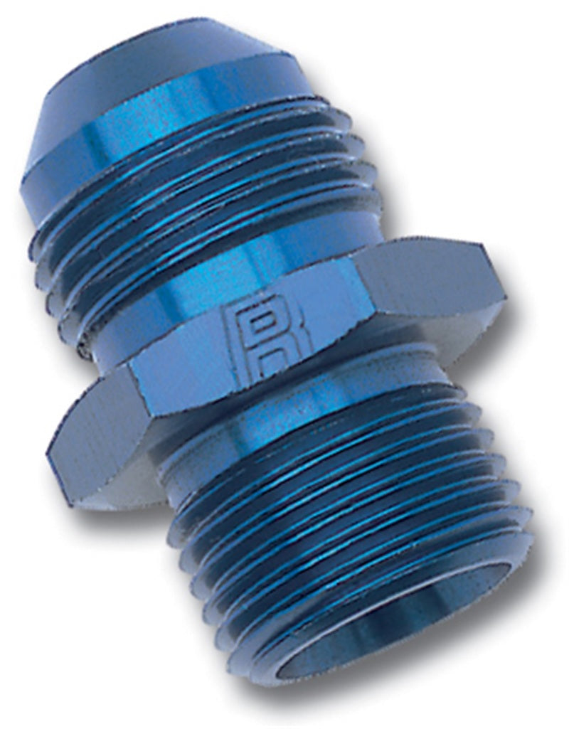 Russell Performance -4 AN Flare to 12mm x 1.0 Metric Thread Adapter (Blue)-thumbmail-3