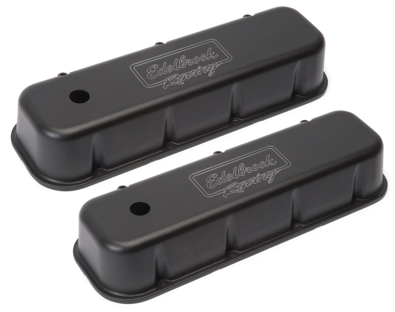 Edelbrock Valve Cover Victor Series Chevrolet 1965 and Later 396-502 V8 Tall Black-thumbmail-9