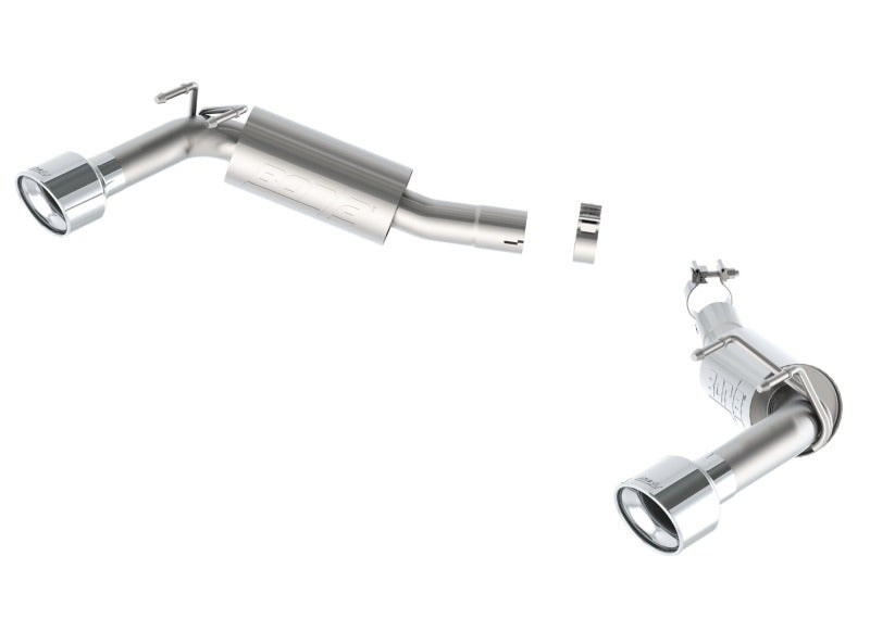 Borla 14-15 Camaro SS 6.2L V8 RWD Single Split Rr Exit S-Type Exhaust (rear section only)-thumbmail-2