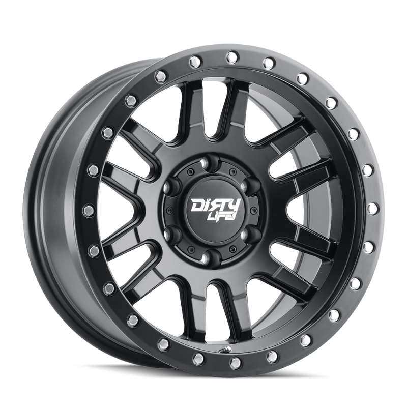 Dirty Life 9309 Canyon Pro 17x9/6x139.7 BP/0mm Offset/106mm Hub Matte Black Wheel - Beadlock-thumbmail-2