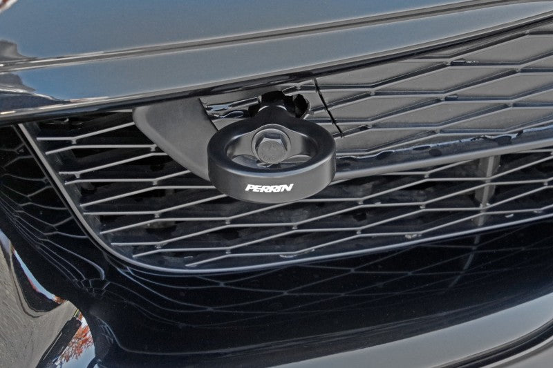Perrin 2020 Toyota Supra Tow Hook Kit (Front) - Black-thumbmail-8