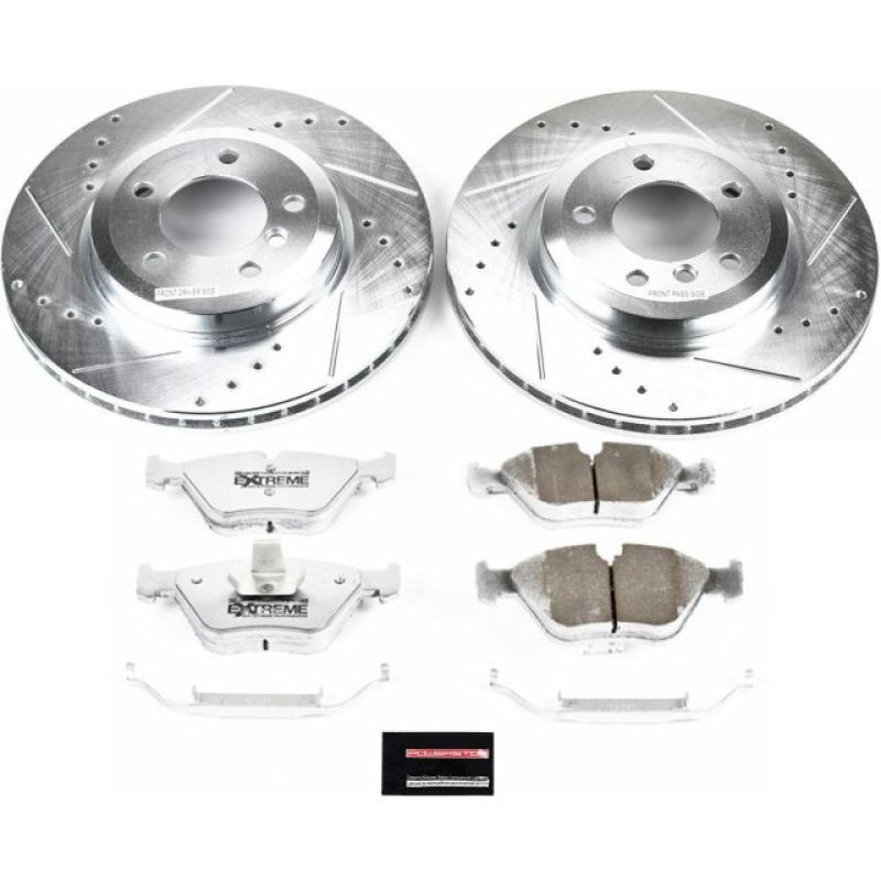 Power Stop 06-08 BMW Z4 Front Z26 Street Warrior Brake Kit-thumbmail-1