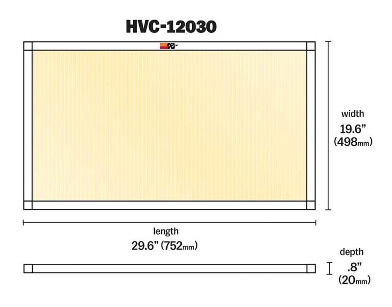 K&N HVAC Filter - 20 x 30 x 1-thumbmail-11