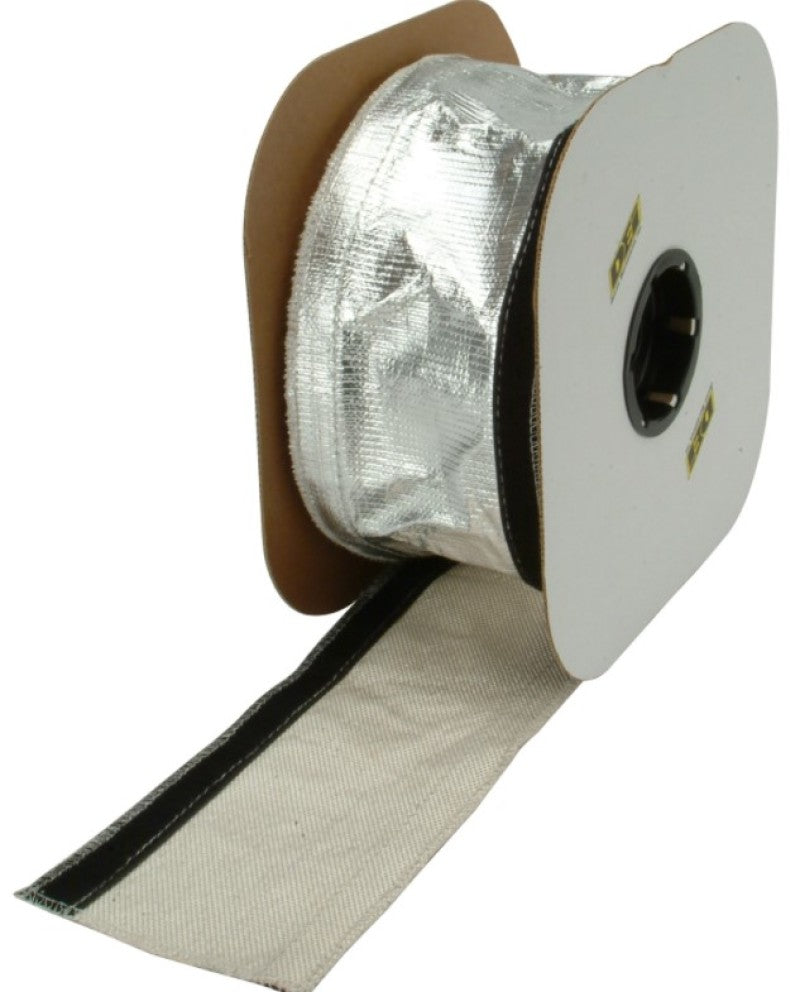 DEI Heat Shroud 2-1/2in x 50ft Spool - Aluminized Sleeving-Hook and Loop Edge-thumbmail-3
