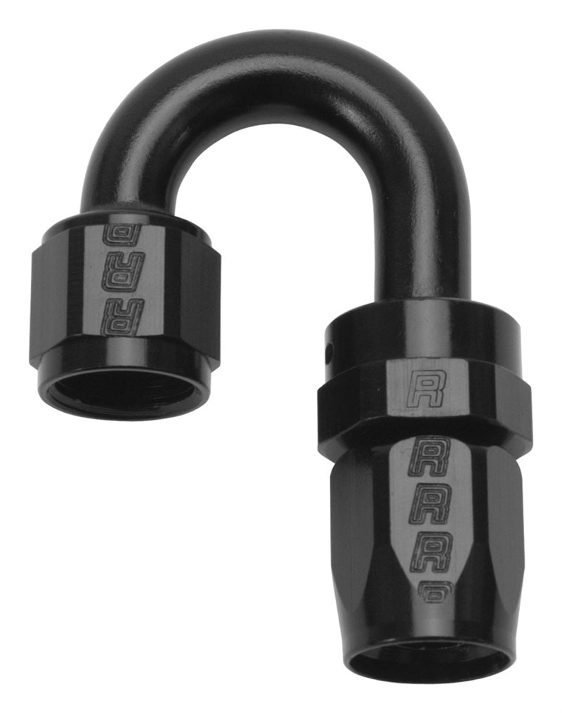 Russell Performance -6 AN Black 180 Degree Full Flow Swivel Hose End-thumbmail-3