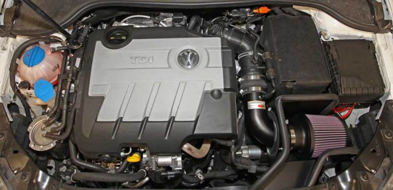 K&N 13-14 Volkwagen Jetta TDI 2.0L Typhoon Short Ram Intake-thumbmail-6