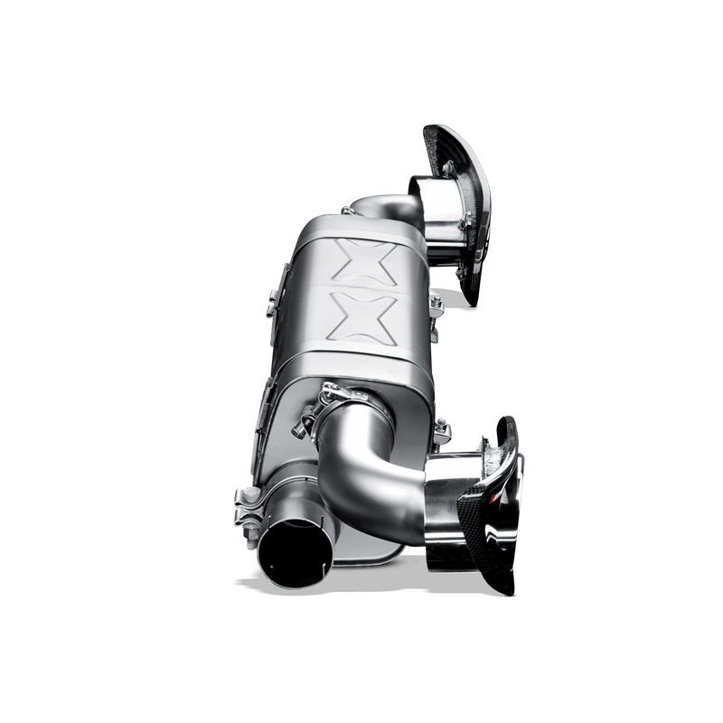 Akrapovic 10-13 Porsche 911 Turbo / Turbo S (997 FL) Slip-On Line (Titanium) w/ Titanium Tips-thumbmail-5