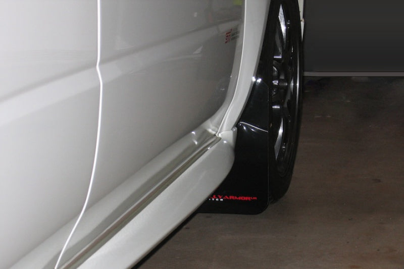 Rally Armor 02-07 Subaru WRX/STI/RS/2.5i (Wagons Req. Mod.) Black UR Mud Flap w/ Red Logo-thumbmail-2