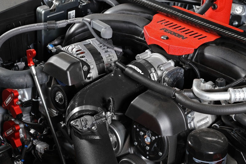 Perrin 22-23 Subaru BRZ/Toyota GR86 Silicone Inlet Hose (3in. ID / SS Wire) - Black-thumbmail-11
