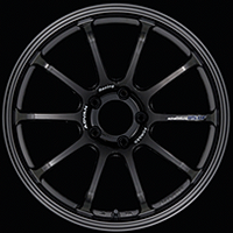 Advan RS-DF Progressive 18x9.5 +29 5-114.3 Racing Titanium Black Wheel