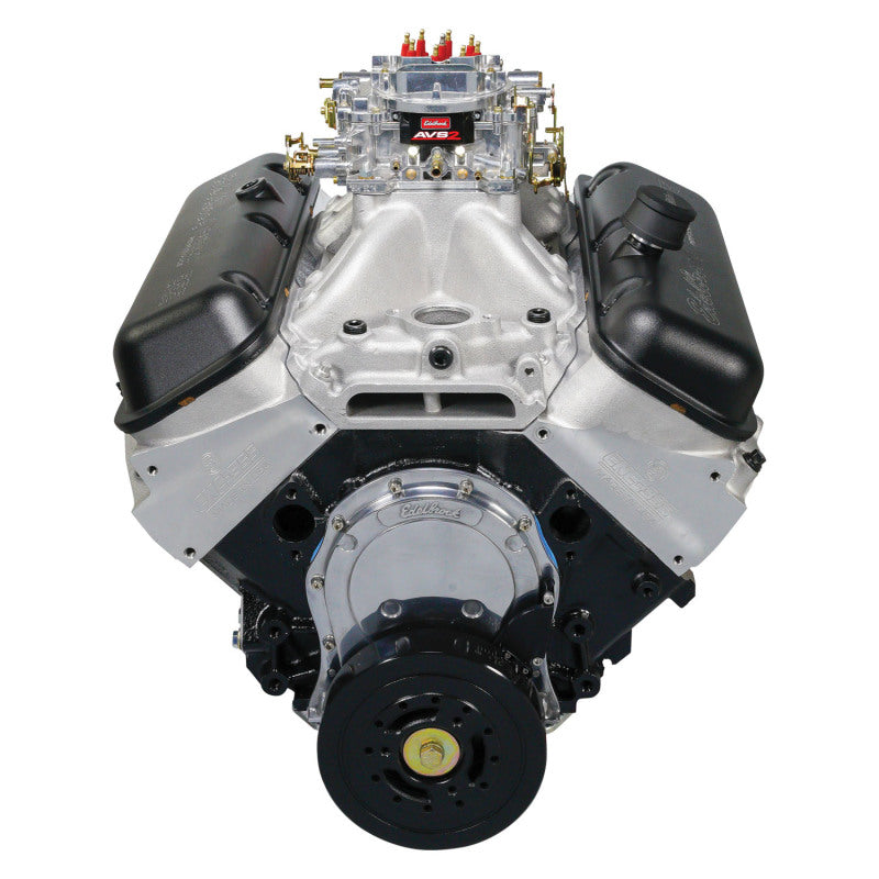 Edelbrock Crate Engine Edelbrock/Pat Musi 555 RPM XT BBC 675 HP Stock Exhaust Port Location-thumbmail-22
