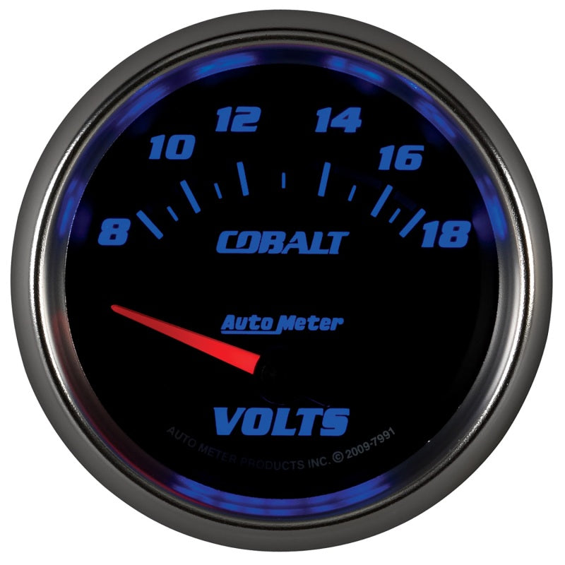 AutoMeter Gauge Voltmeter 2-5/8in. 18V Electric Cobalt-thumbmail-6