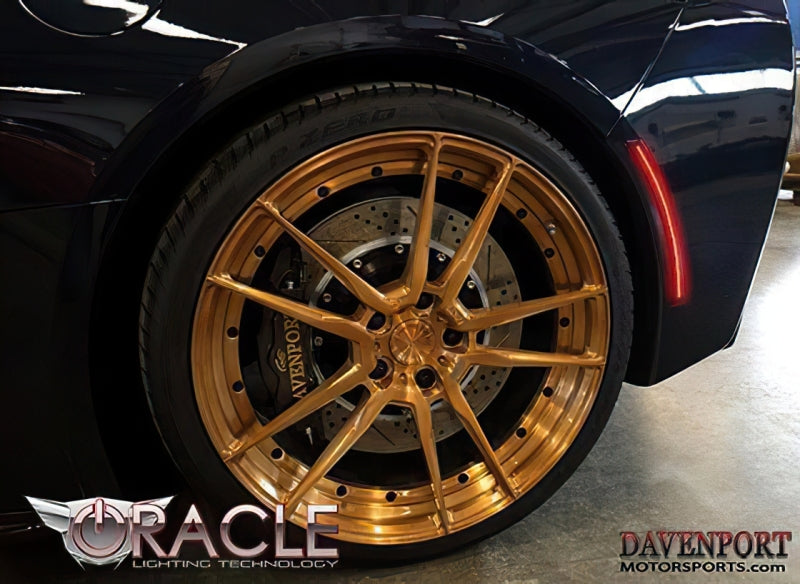 Oracle Chevrolet Corvette C7 Concept Sidemarker Set - Tinted - No Paint-thumbmail-12
