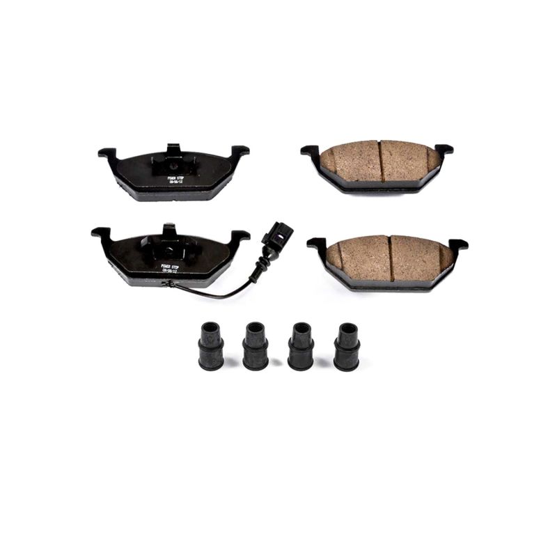 Power Stop 98-06 Volkswagen Beetle Front Z17 Evolution Ceramic Brake Pads w/Hardware-thumbmail-1