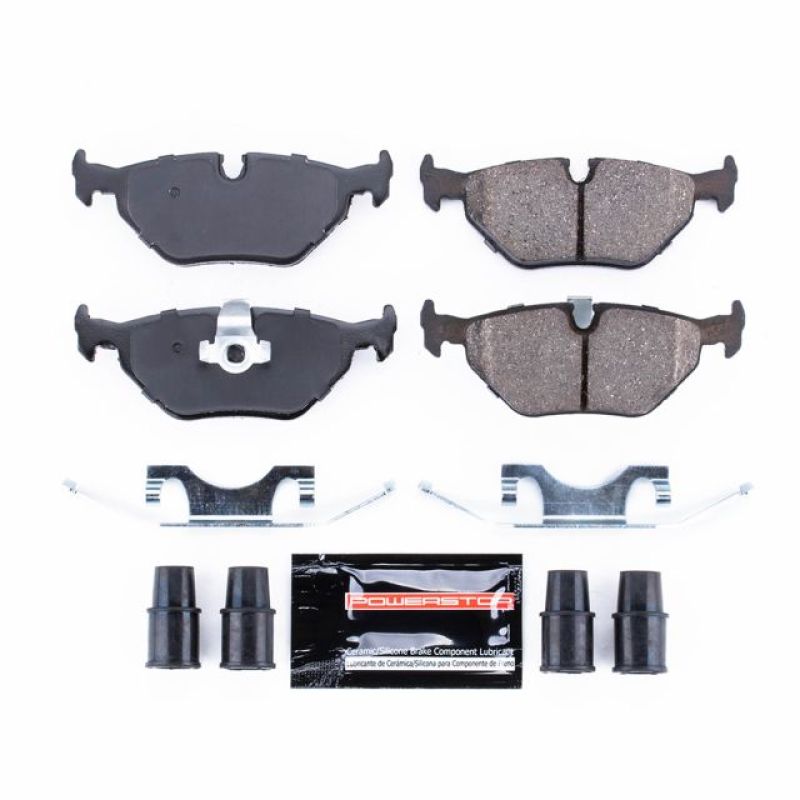 Power Stop 01-02 BMW 525i Rear Z23 Evolution Sport Brake Pads w/Hardware-thumbmail-1