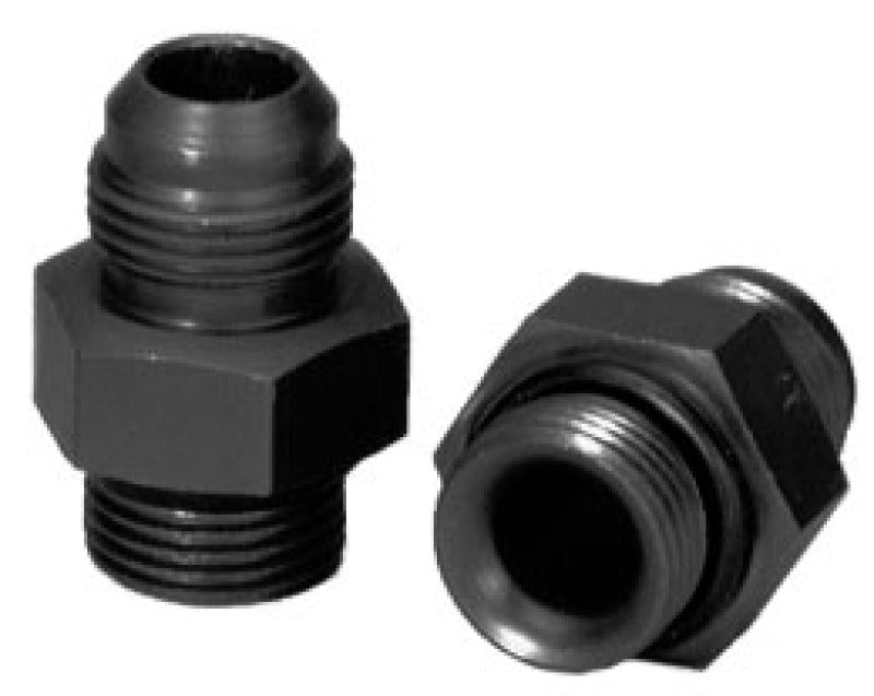 Moroso Dry Sump/External Oil Pump Fitting -10An to -10An w/O-Ring - Aluminum - 2 Pack-thumbmail-1