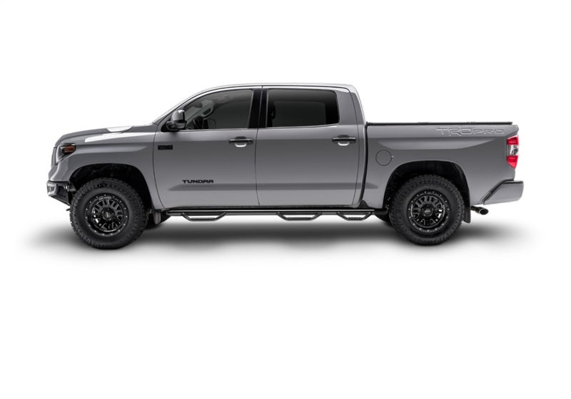 N-Fab Nerf Step 15-17 GMC - Chevy Canyon/Colorado Crew Cab 5ft Bed - Gloss Black - Bed Access - 3in-thumbmail-8