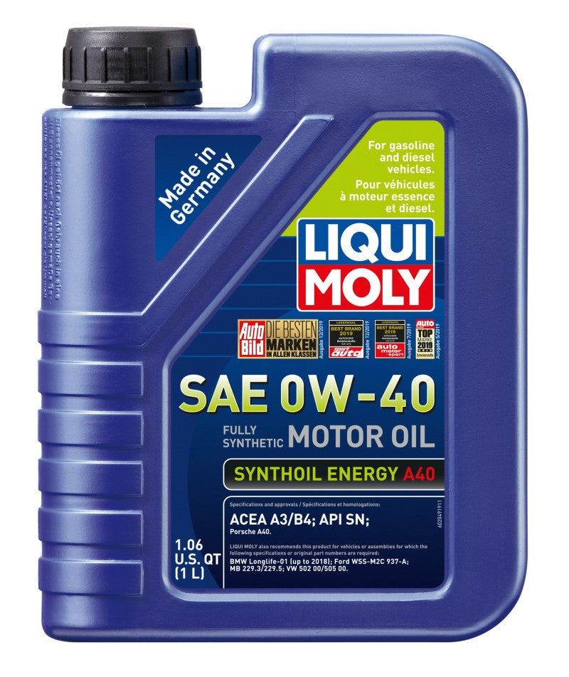 LIQUI MOLY 1L Synthoil Energy A40 Motor Oil SAE 0W40-thumbmail-2