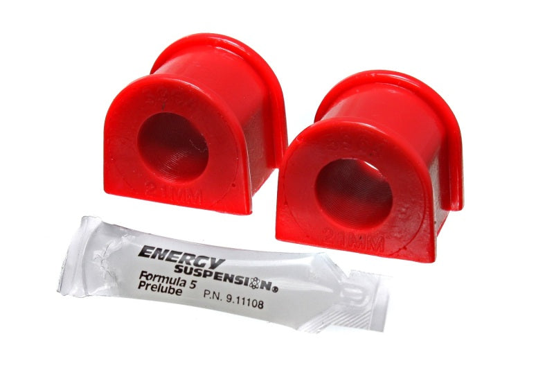 Energy Suspension Subaru Forester/Legacy/Outback/WRX Red 21mm Front Sway Bar Bushing Set-thumbmail-1