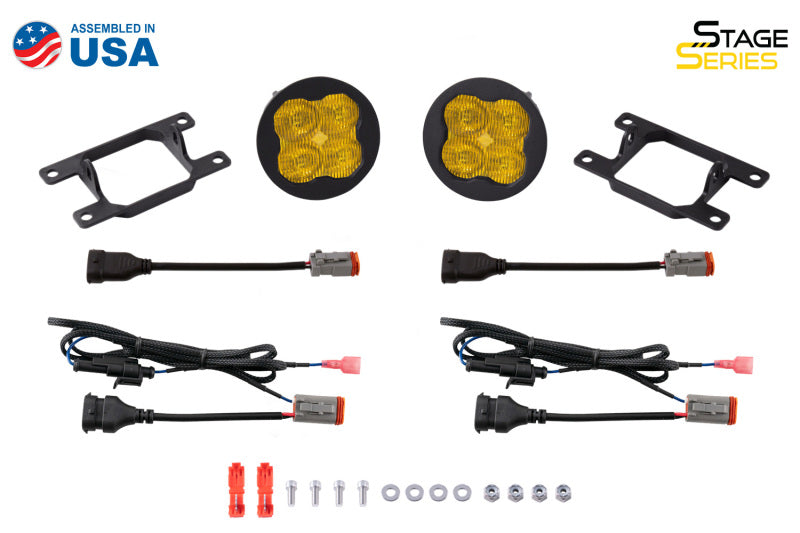 Diode Dynamics SS3 Sport Type A Kit ABL - Yellow SAE Fog-thumbmail-6