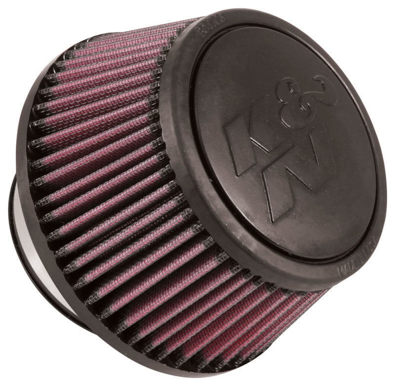K&N Universal Round Clamp-On Air Filter 3in Flange ID x 6in Base OD x 4.625in Top OD x 3in Height-thumbmail-2