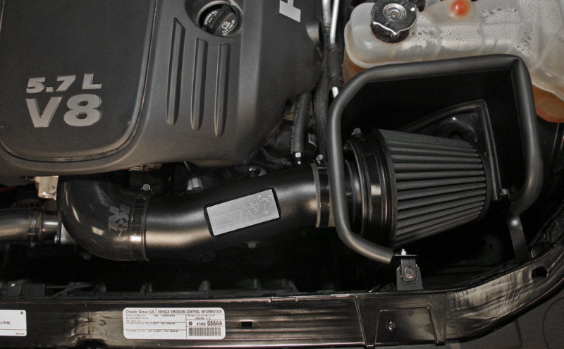 K&N Dodge/Chrysler 5.7/6.1L V8 Black Performance Intake Kit-thumbmail-5