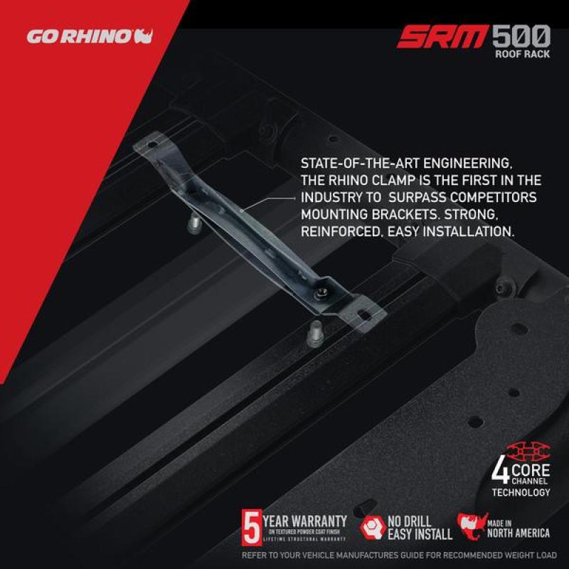 Go Rhino SRM 500 Roof Rack - 75in