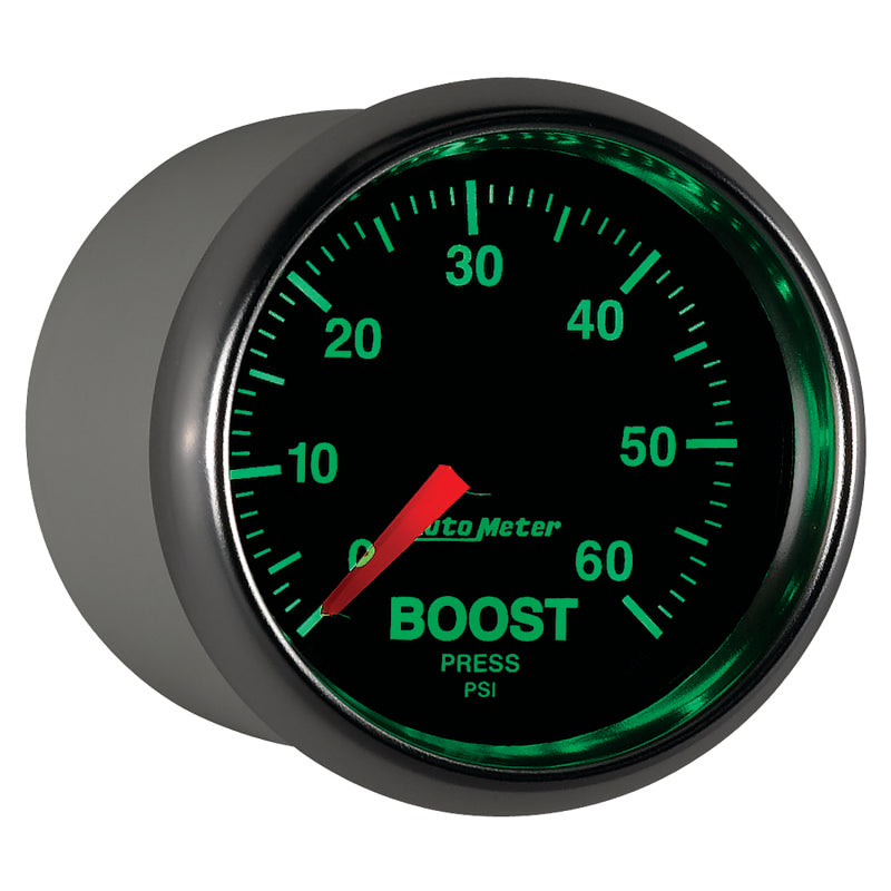 Autometer GS 52mm 0-60 psi Mechanical Boost Gauge-thumbmail-5