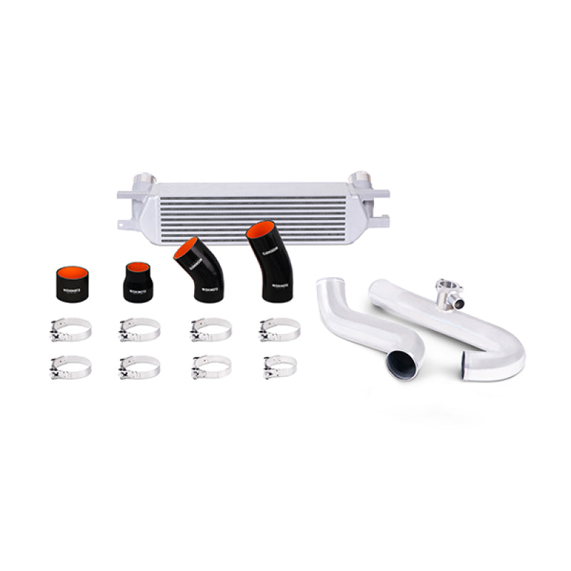 Mishimoto 2015 Ford Mustang EcoBoost Performance Intercooler Kit - Silver Core Polished Pipes-thumbmail-2