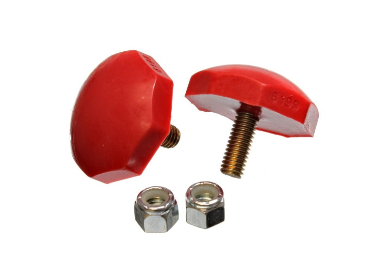 Energy Suspension Octagon Bump Stop Set - Red-thumbmail-3