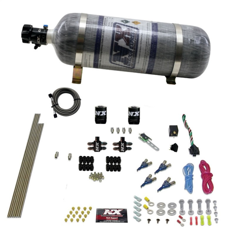 Nitrous Express 4 Cyl Gas (100-250HP) Nitrous Kit w/Composite Bottle-thumbmail-2