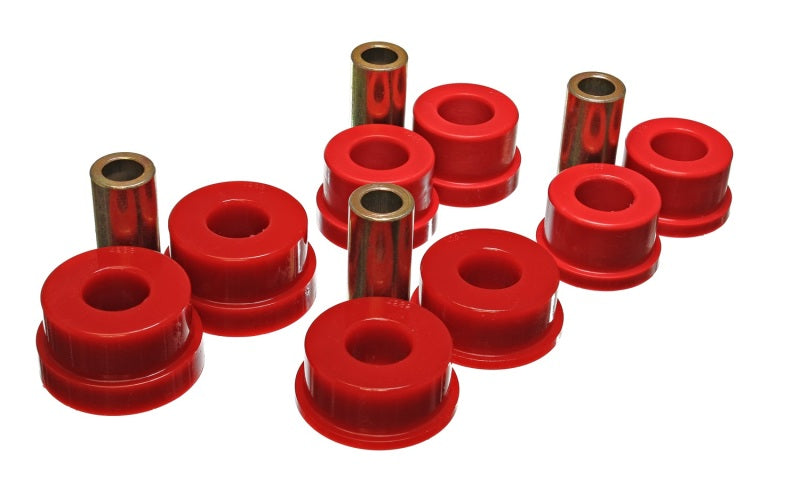 Energy Suspension 02-09 350Z / 03-07 Infiniti G35 Red Rear Sub Frame Set-thumbmail-1