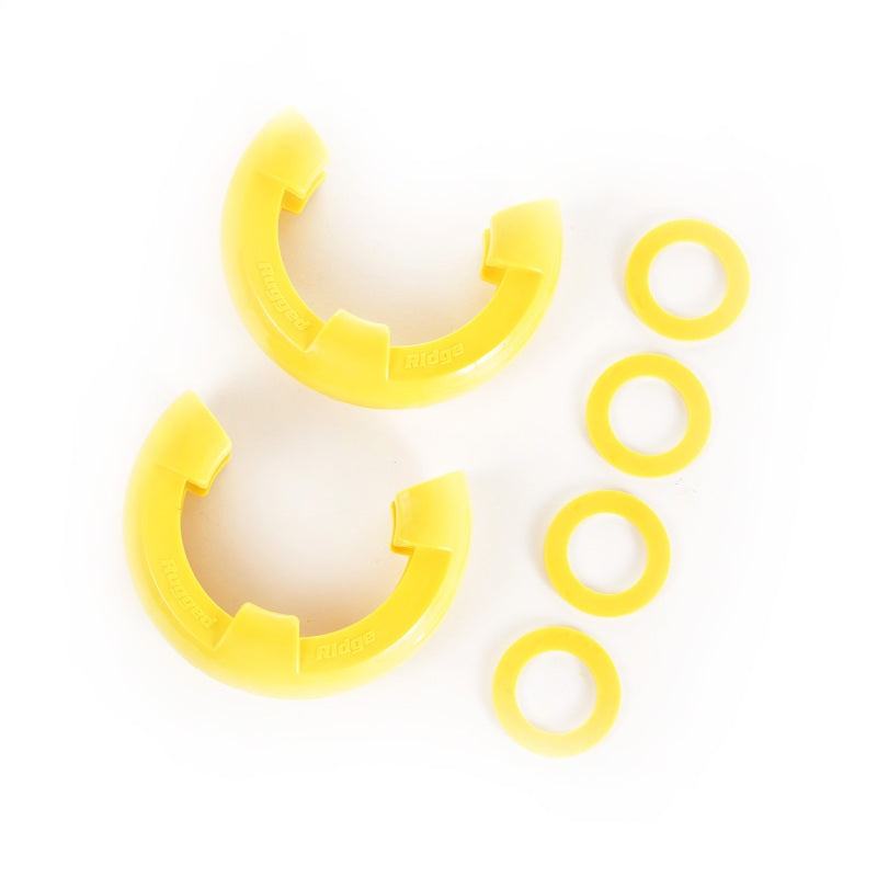Rugged Ridge Yellow 3/4in D-Ring Isolator Kit-thumbmail-2