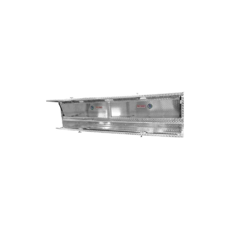 Westin/Brute High Cap 96in Stake Bed Contractor TopSider w/ Doors - Aluminum-thumbmail-2