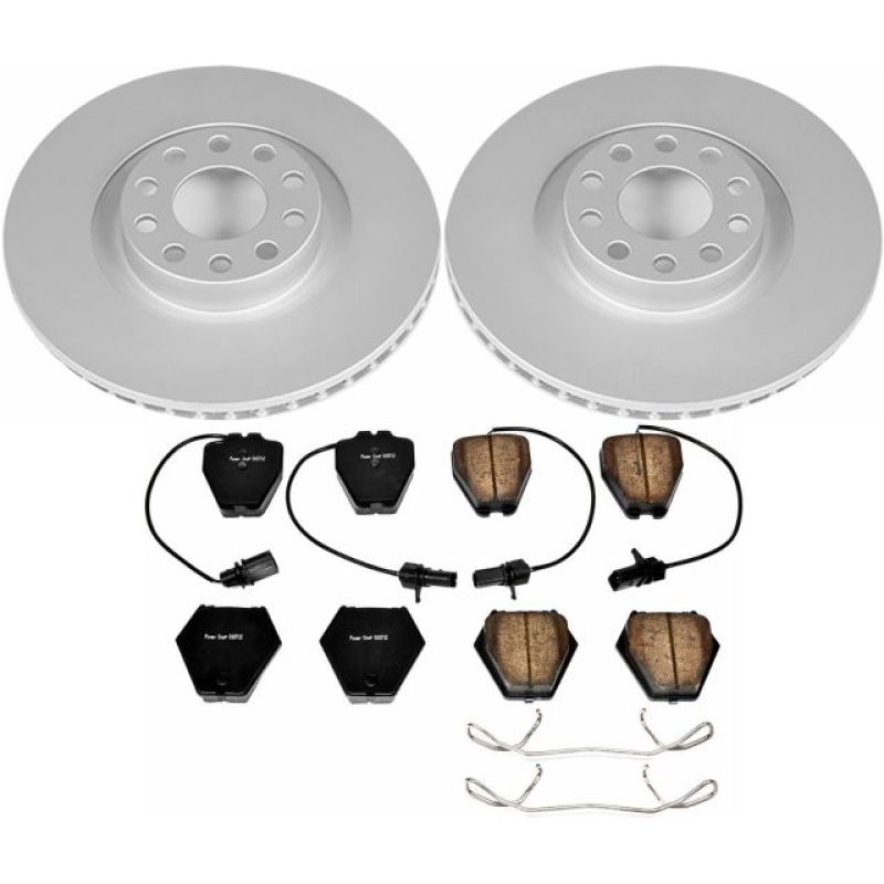 Power Stop 00-04 Audi A6 Quattro Front Z23 Evolution Sport Coated Brake Kit-thumbmail-1