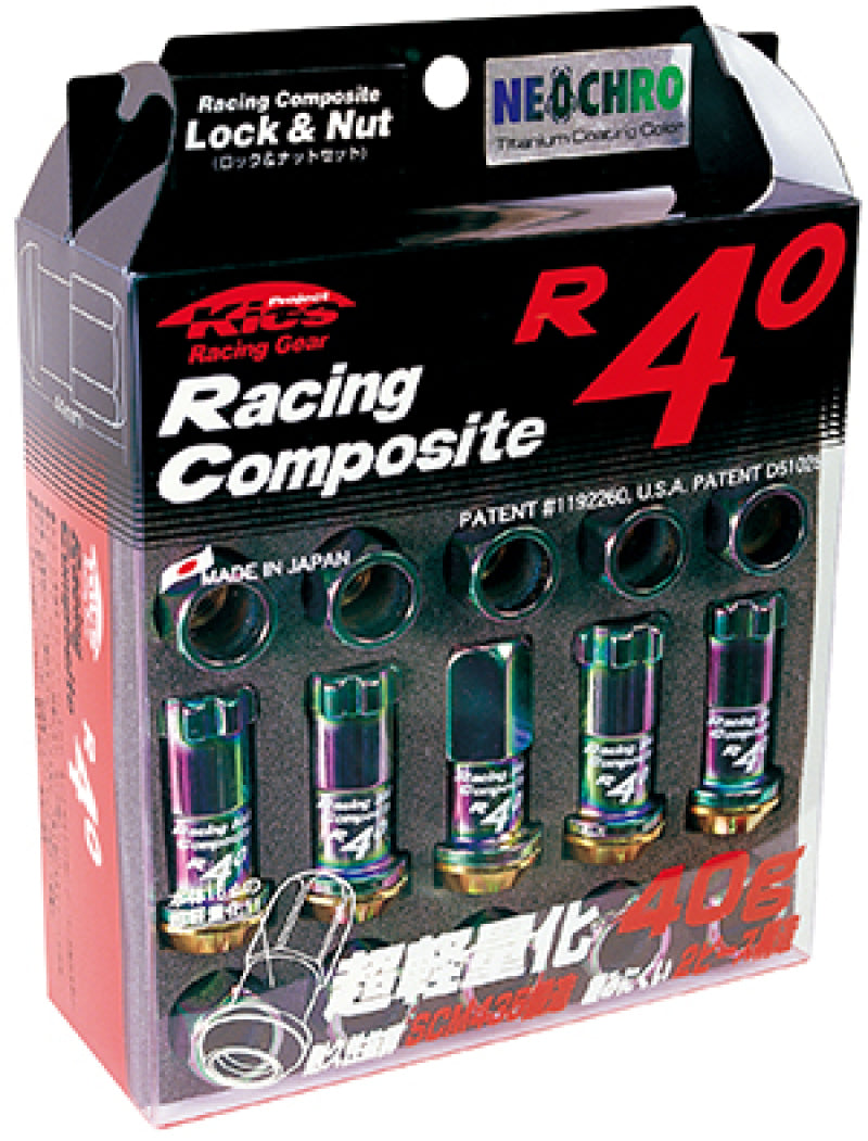 Project Kics 12x1.50 R40 Lug Nuts - Neo Chrome (20 Pcs)-thumbmail-1