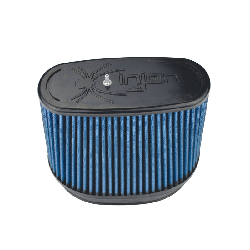 Injen NanoWeb Dry Air Filter 6.70x4.54 Oval neck/ 7.69 x 5.68 Base/ 7.25 Tall w/Barb Fit - 70 Pleat-thumbmail-7