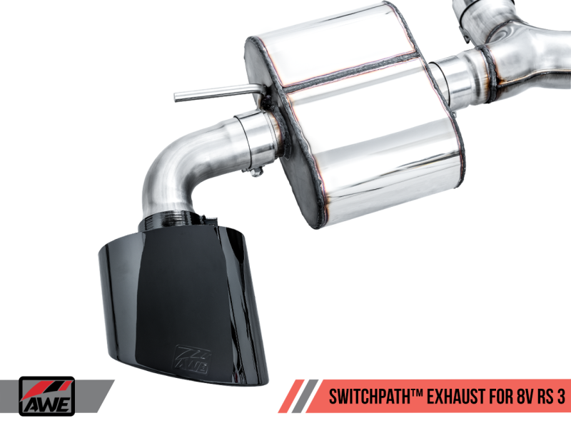 AWE Tuning 17-19 Audi RS3 8V SwitchPath Exhaust w/Diamond Black RS-Style Tips-thumbmail-8