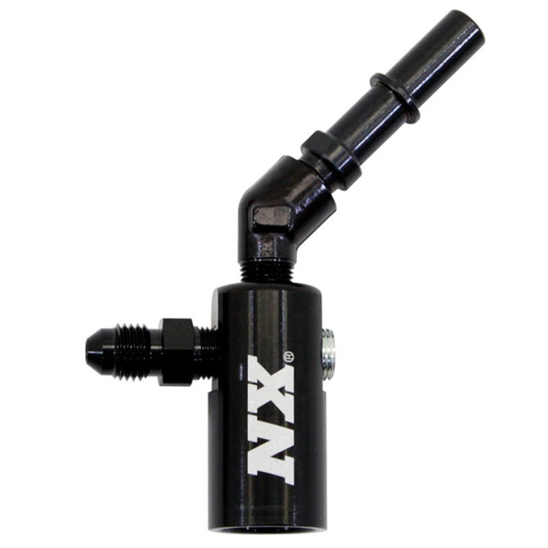 Nitrous Express 3/8-10mm Late Model Billet Fuel Line Adapter 45 Degree-thumbmail-2