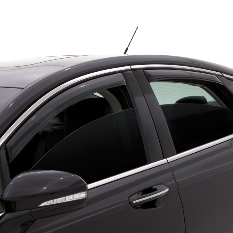 AVS 15-18 Ford Edge Ventvisor In-Channel Front & Rear Window Deflectors 4pc - Smoke-thumbmail-5