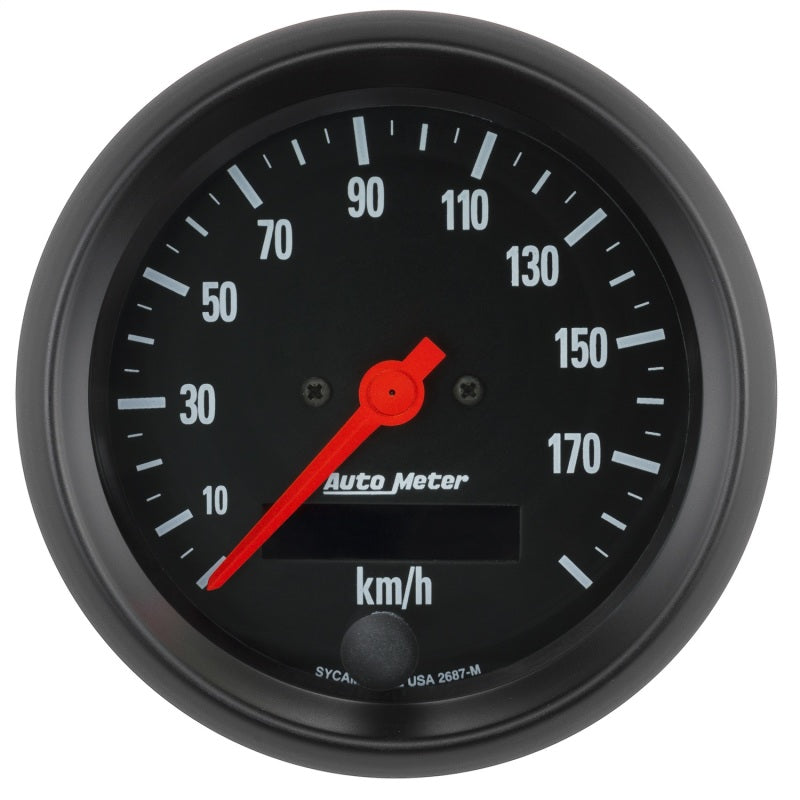 Autometer Z-Series 0-190KM/H 3-3/8in Electric Prog. Speedometer W/ LCD ODO Gauge-thumbmail-1