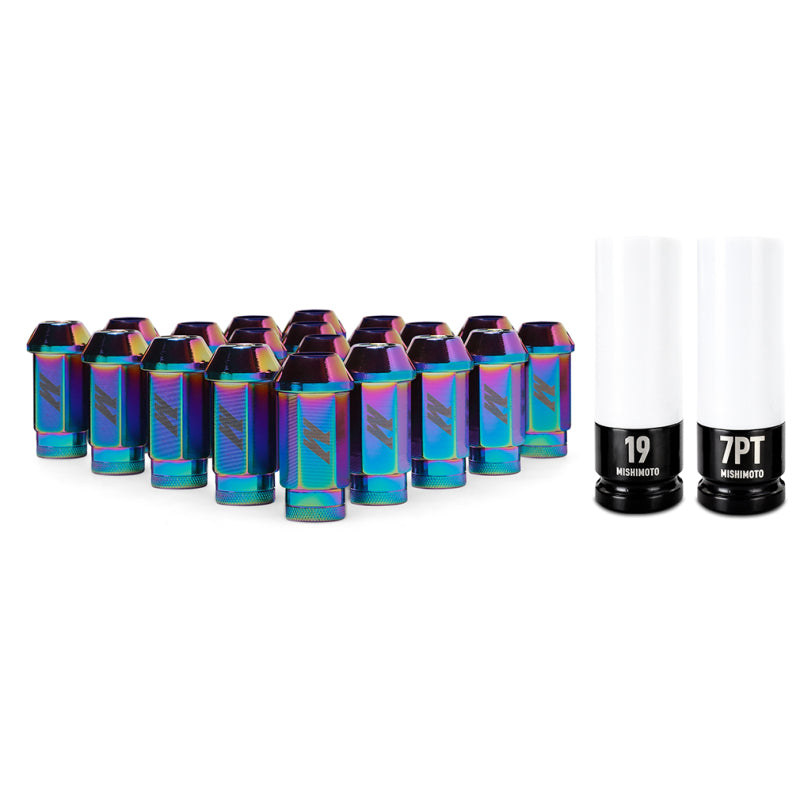 Mishimoto Aluminum Locking Lug Nuts M12x1.25 20pc Set Neo Chrome-thumbmail-1